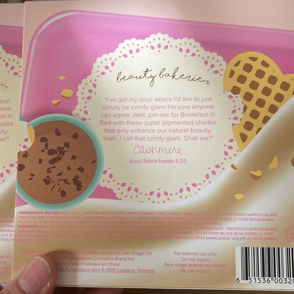 Beauty Bakerie-Breakfast in bed Eyeshadow Palette NWOT - Picture 5 of 5